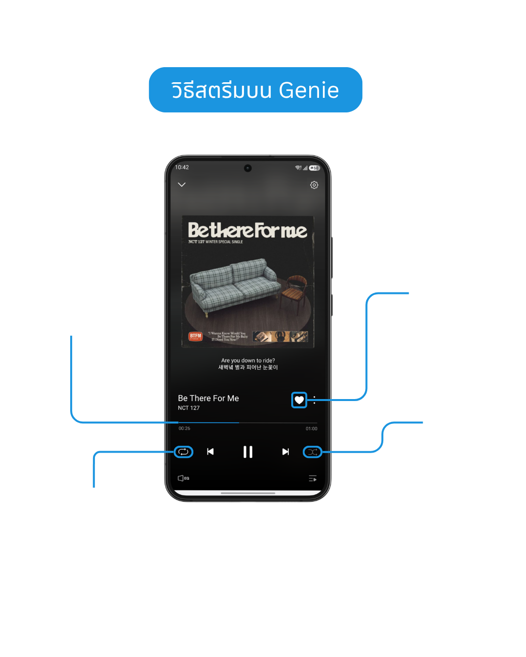 วิธีสตรีมบน Genie